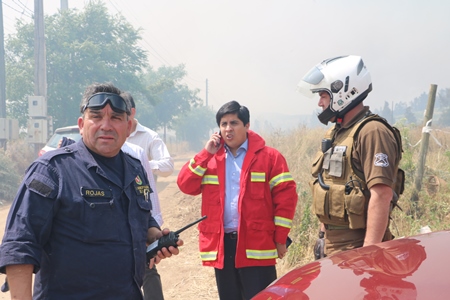 Declaración del gobernador Christian Cárdenas por Alta Probabilidad para la propagación de incendios forestales en Marga Marga.