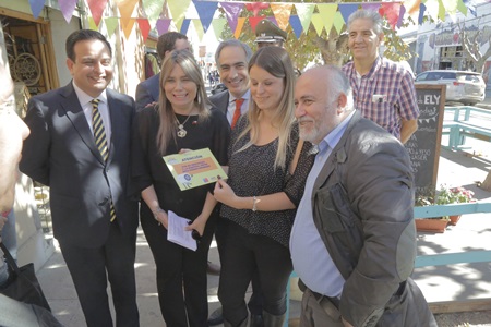 Comerciantes de Quilpué Centro inauguran cámaras de televigilancias y alarmas comunitarias.