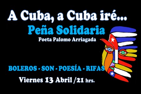Peña solidaria se realizará para apoyar viaje de poeta porteño a Cuba.
