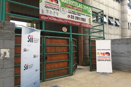 S.I.I. Abre oficina en dependencias de Liceo Comercial de Quilpué.