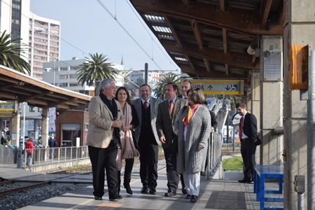 Subsecretario de transportes supervisa sistema de reconocimiento facial y novedades tecnologicas de pago implementado en METRO Valparaíso.
