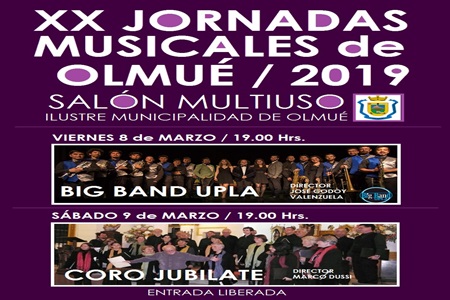 Las Jornadas Musicales de Olmué celebran su vigésima versión.