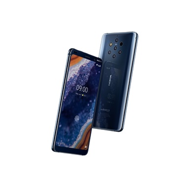 HMD Global presentó Nokia 9 Pureview: El primer teléfono del mundo con 5 cámaras traseras.