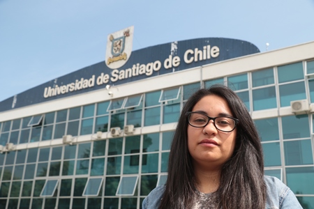 Presidenta de la Feusach emplaza a cambiar la sociedad desde un enfoque feminista.
