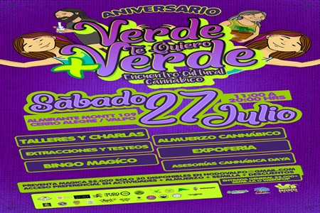Encuentro Cultural Canábico de Valparaíso celebra primer aniversario.