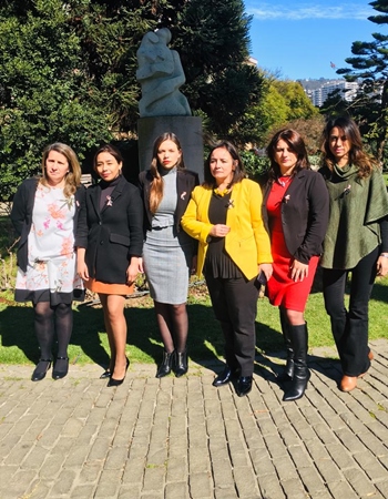 Parlamentarias realizan acto en memoria de mujeres víctimas de violencia  doméstica y piden implementar medidas para prevenir más muertes.