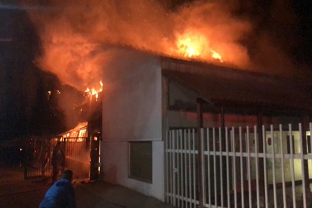 Atentado incendiario a Municipalidad de Olmué.