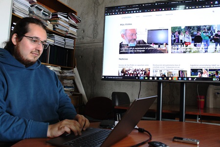 Tesista UPLA desarrolló novedoso sitio web con más de 12 mil noticias de universidades regionales