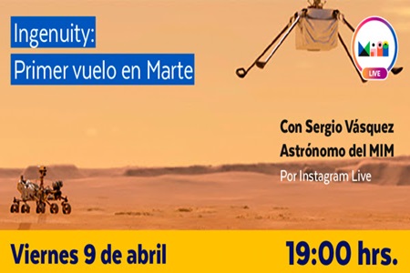MIM comparte las claves del primer vuelo de helicóptero en Marte