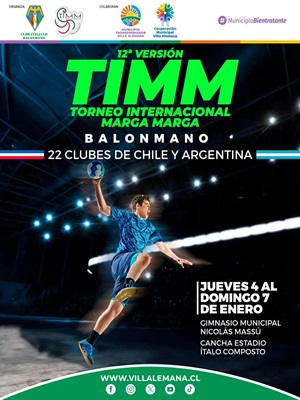Torneo Internacional de Balonmano,en Villa Alemana.