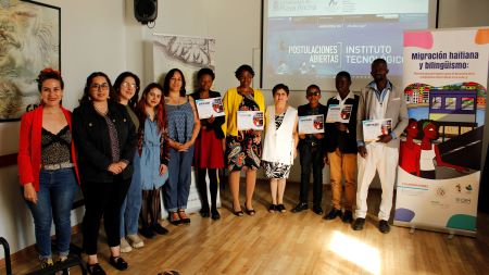 Estudiantes haitianos se certificaron en programa de español como segunda lengua impartido por la UPLA