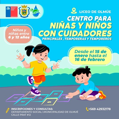 Olmué,inaugura centro para el cuidado de niñas y niños,de trabajadoras temporeras