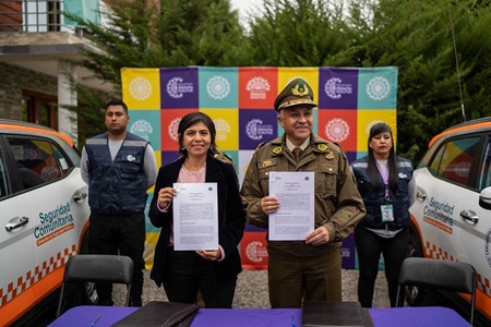 Municipio de Quilpué firma Convenio OS14 con Carabineros.
