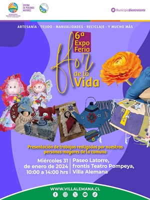 Expo Feria «Flor de la Vida» se realizará en Villa Alemana.