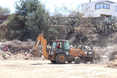 100% de avance en etapa de despeje de escombros en la vía pública en las comunas de Quilpué y Villa Alemana