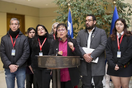 Diputada Carolina Marzàn presenta «Ley Alberto» Que exige test de droga cada 6 meses a choferes de microbuses.